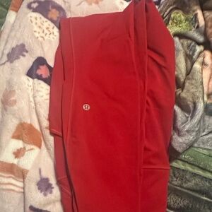 lululemon athletica Vibrant Red Leggings